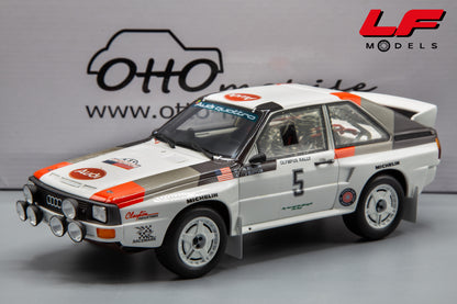 modellino audi quattro rally ottomobile 1:18
