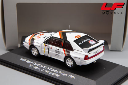 modellino audi quattro sport rallye cmr 1:43