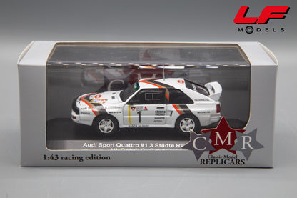 modellino audi quattro sport rallye cmr 1:43