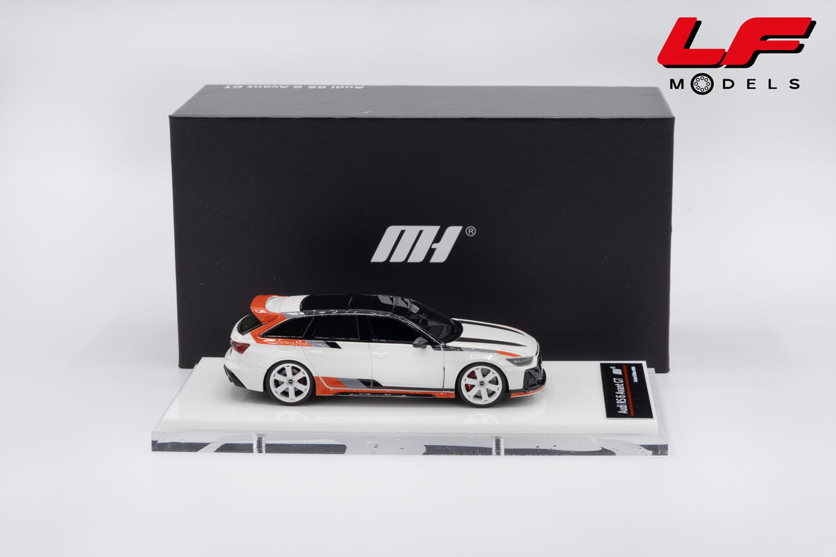 modellino audi rs6 gt avant sw motorhelix 1:64 MH64010AW vista laterale