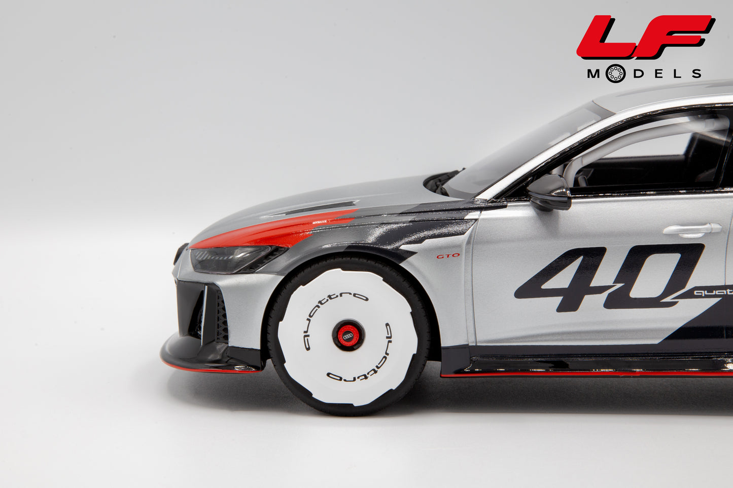 modellino audi rs6 sw gto concept gt spirit 1:18 GT373 vista laterale cerchio