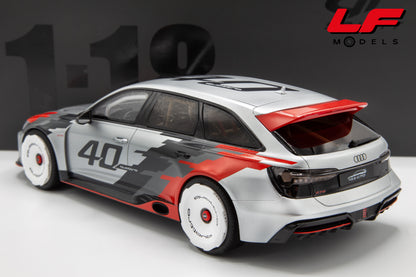 modellino audi rs6 sw gto concept gt spirit 1:18 GT373 vista posteriore
