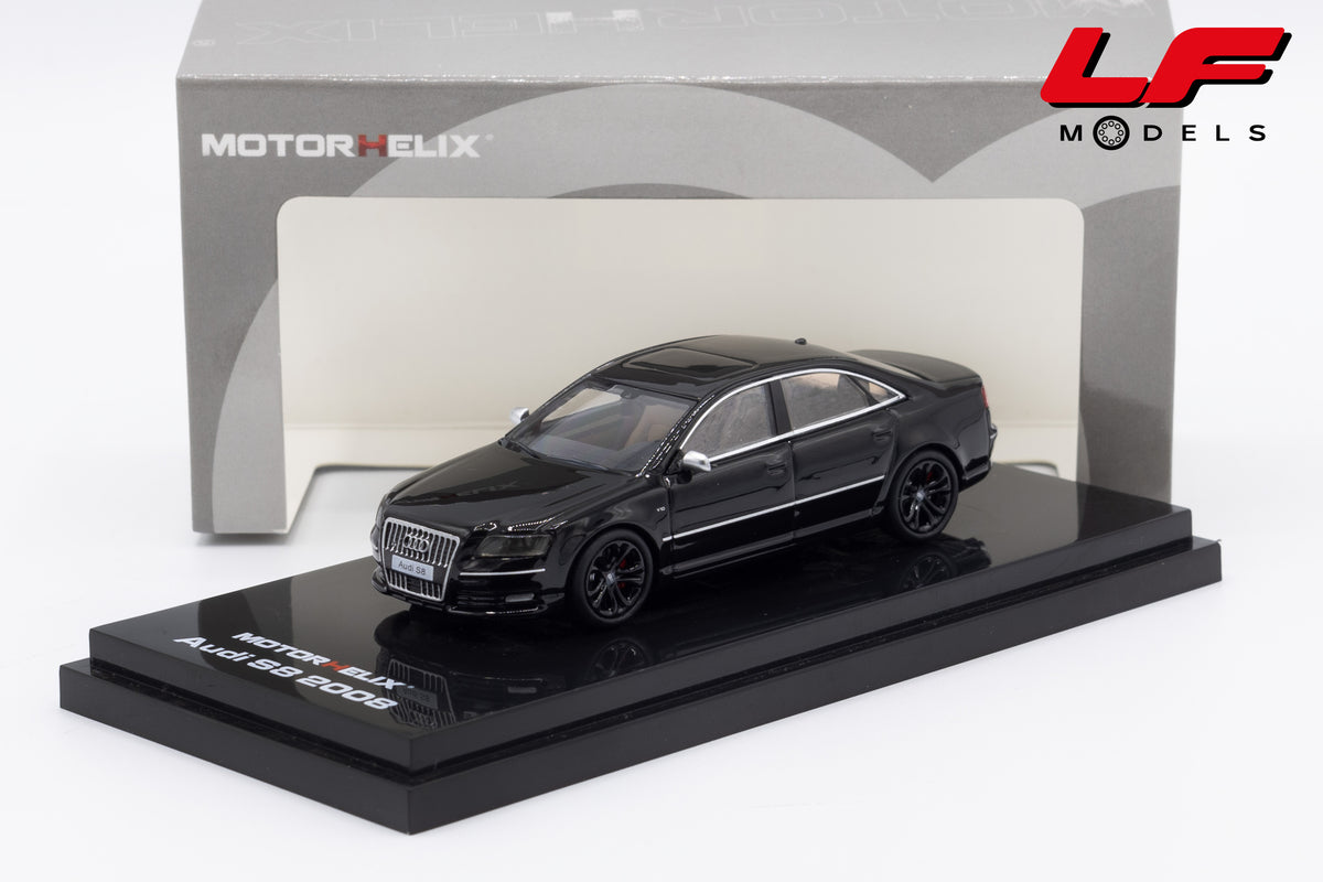 modellino audi s8 motorhelix 1:64 M68217DZ-CY vista frontale