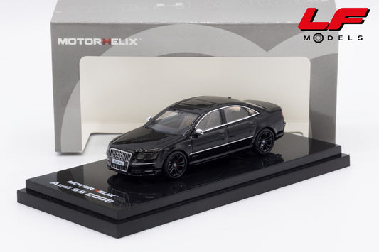 modellino audi s8 motorhelix 1:64 M68217DZ-CY vista frontale