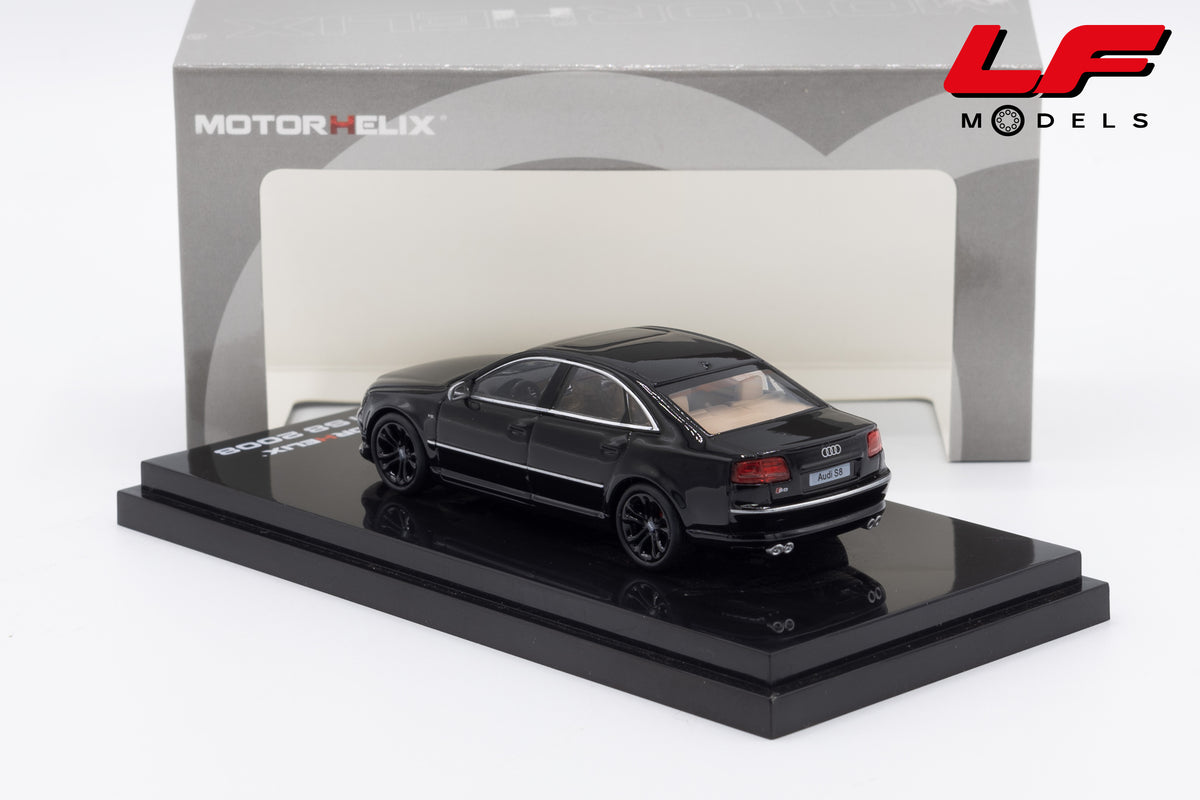 modellino audi s8 motorhelix 1:64 M68217DZ-CY vista posteriore