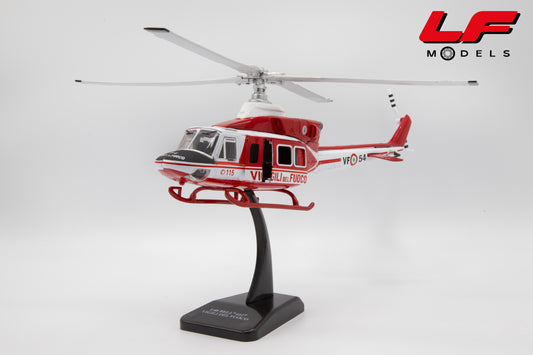 modellino augusta bell 412 elicottero vvf newray 1:48 25753 vista frontale