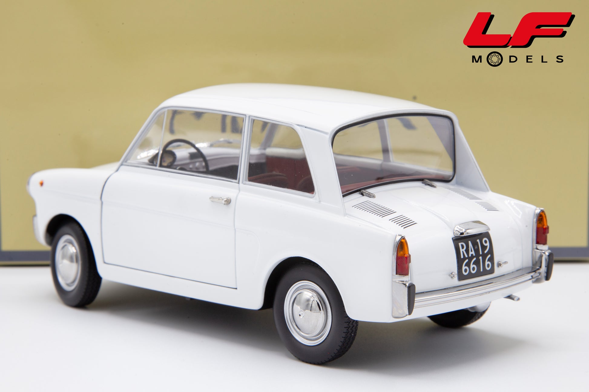 modellino autobianchi bianchina mitica 1:18 posteriore