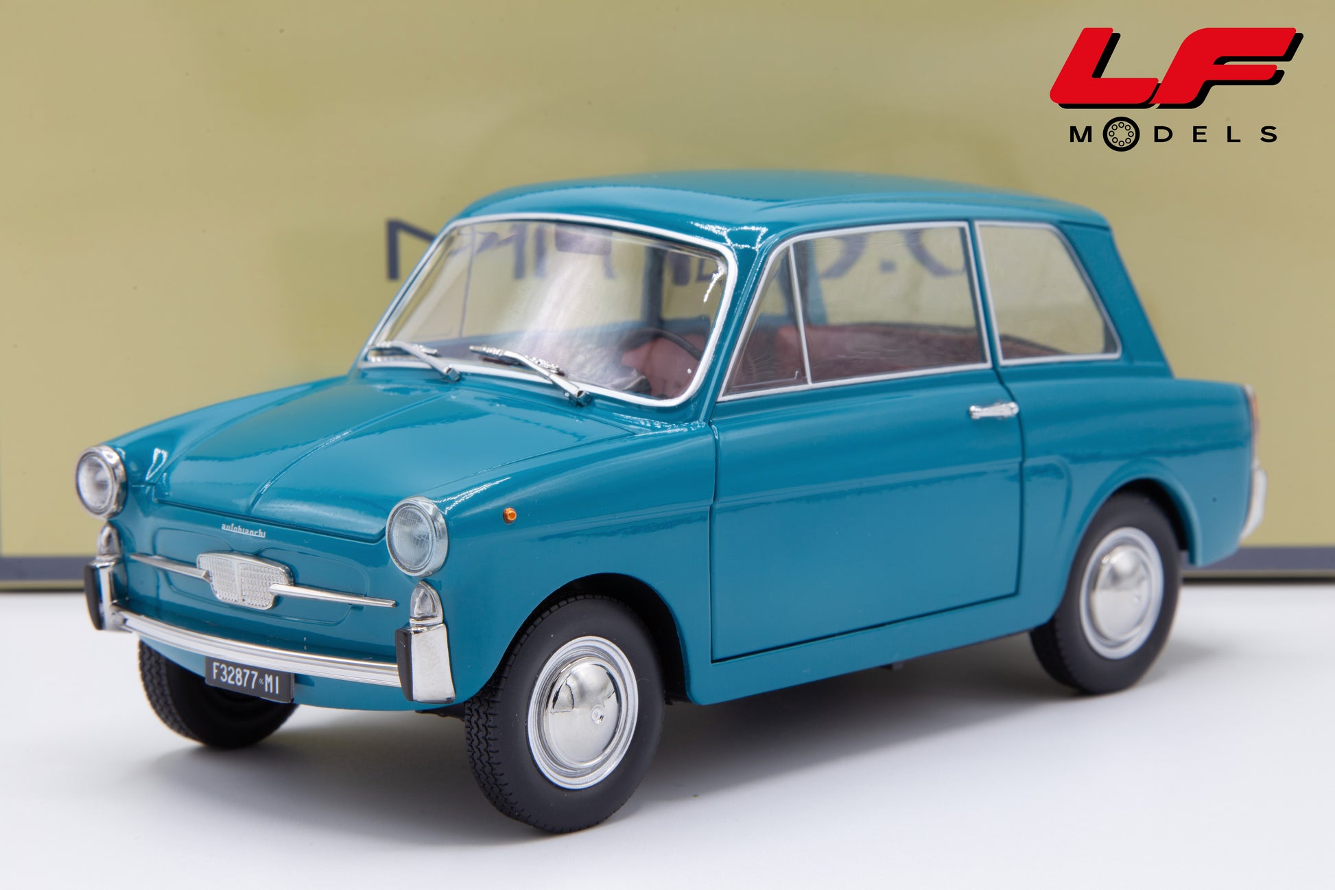 modellino autobianchi bianchina mitica 1:18 frontale