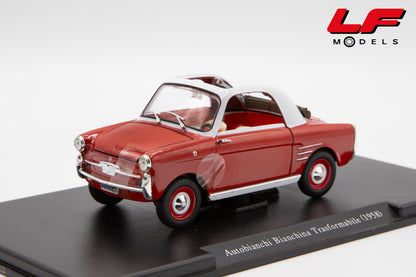 modellino autobianchi bianchina trasformabile edicola 1:24 vista frontale
