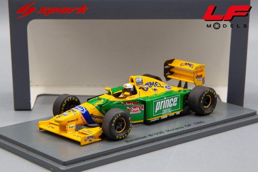 modellino benetton b193b spark 1:43 frontale