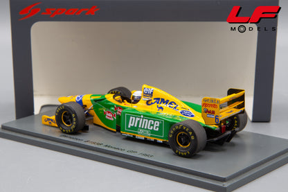 modellino benetton b193b spark 1:43 posteriore