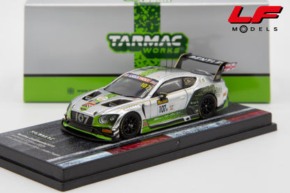 modellino bentley continental gt3 tarmac 1:64 T64-030-19BA107 vista frontale