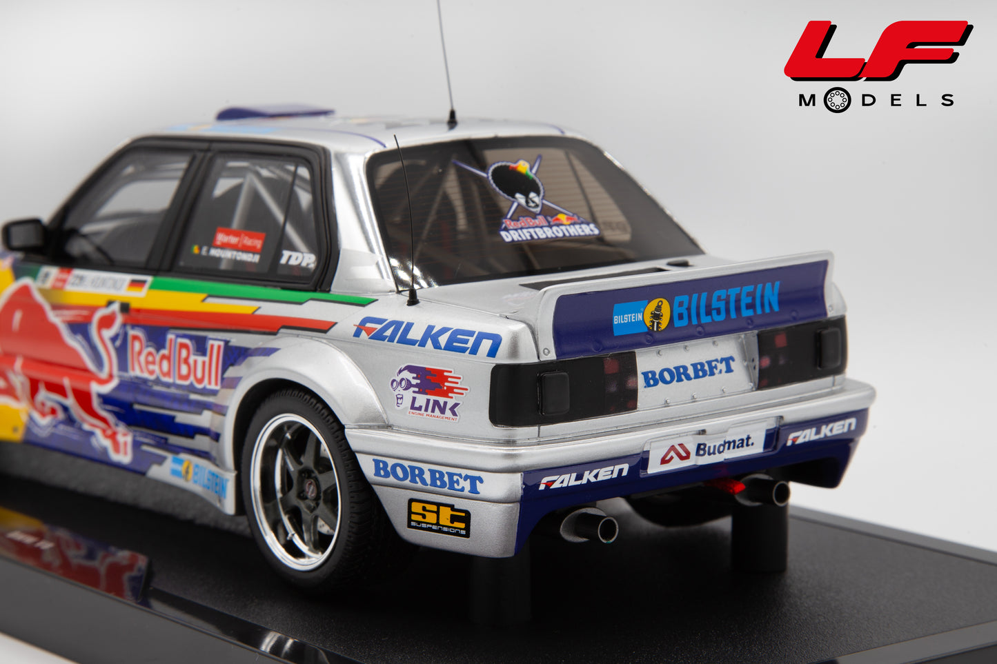 modellino bmw 3 series v8 drift ottomobile 1:18 OT486 vista posteriore
