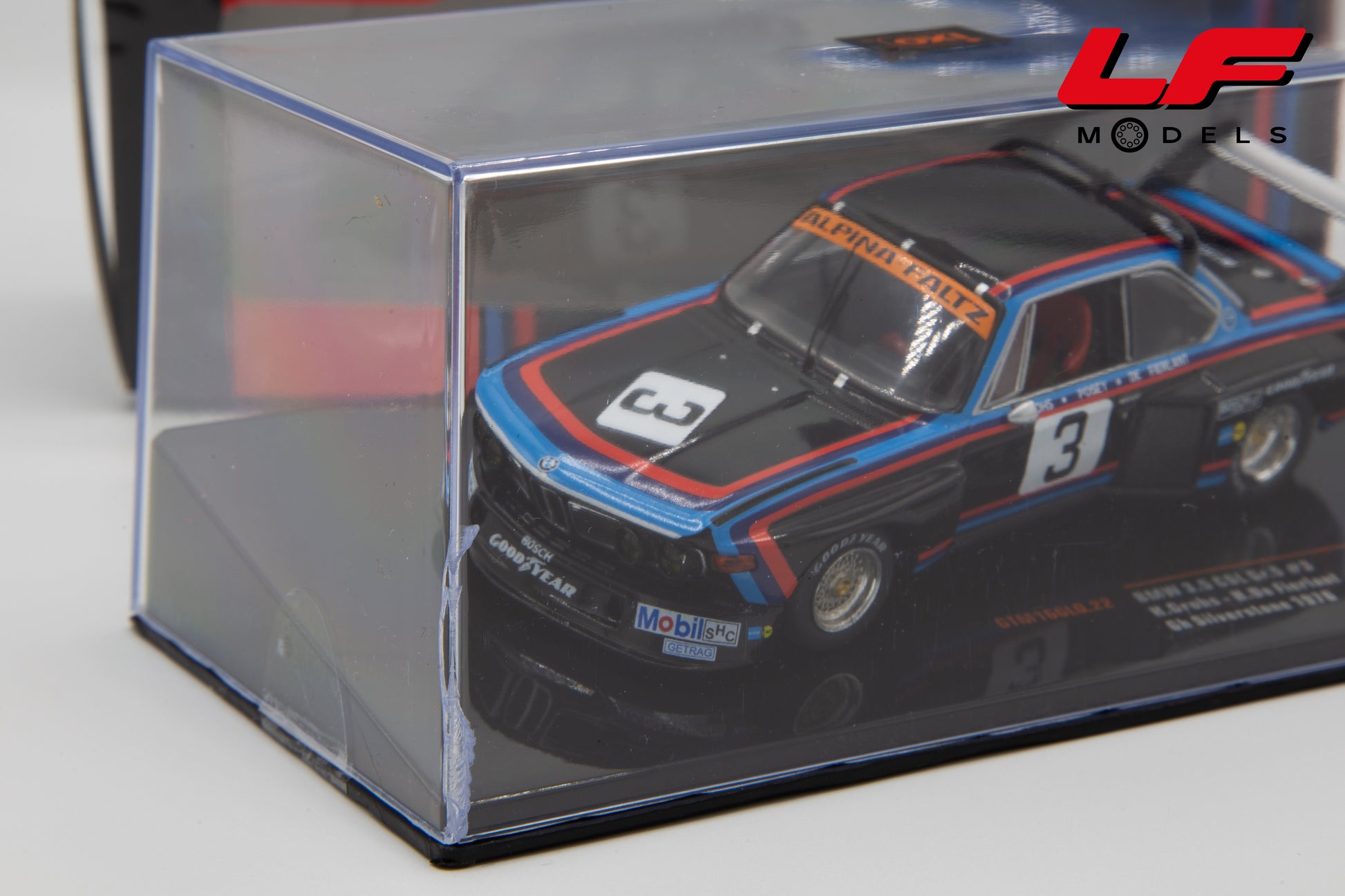 modellino bmw 3.5 csl ixo models 1:43 teca rotta