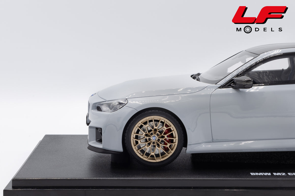 modellino bmw m2 grigio gt spirit 1:18 GT979 vista cerchio