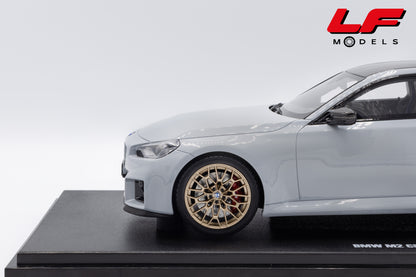 modellino bmw m2 grigio gt spirit 1:18 GT979 vista cerchio