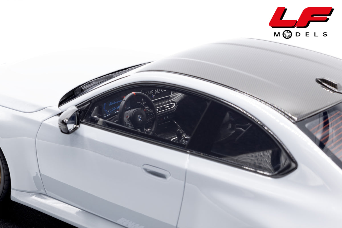 modellino bmw m2 grigio gt spirit 1:18 GT979 vista interni