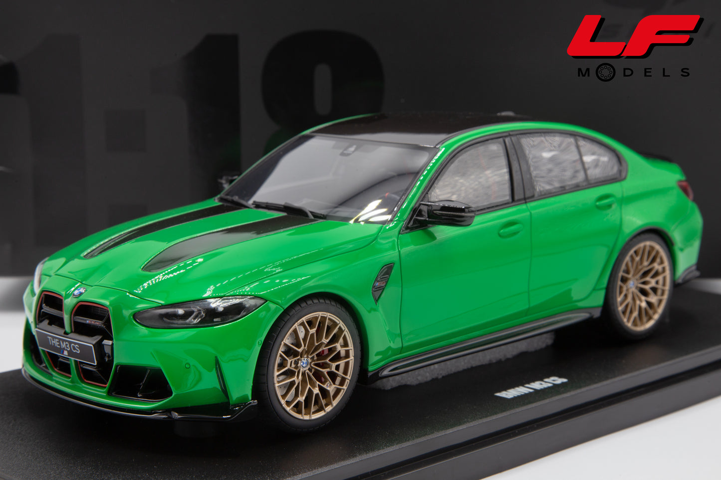 modellino bmw m3 cs gt spirit 1:18 GT976 vista frontale
