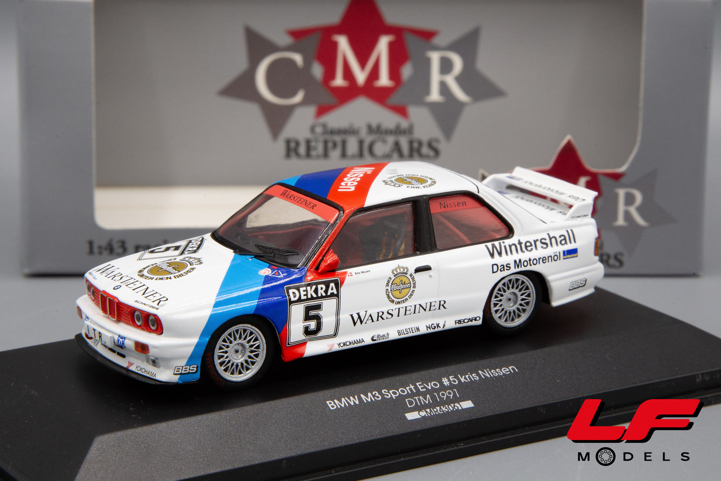 modellino bmw m3 sport dtm cmr 1:43