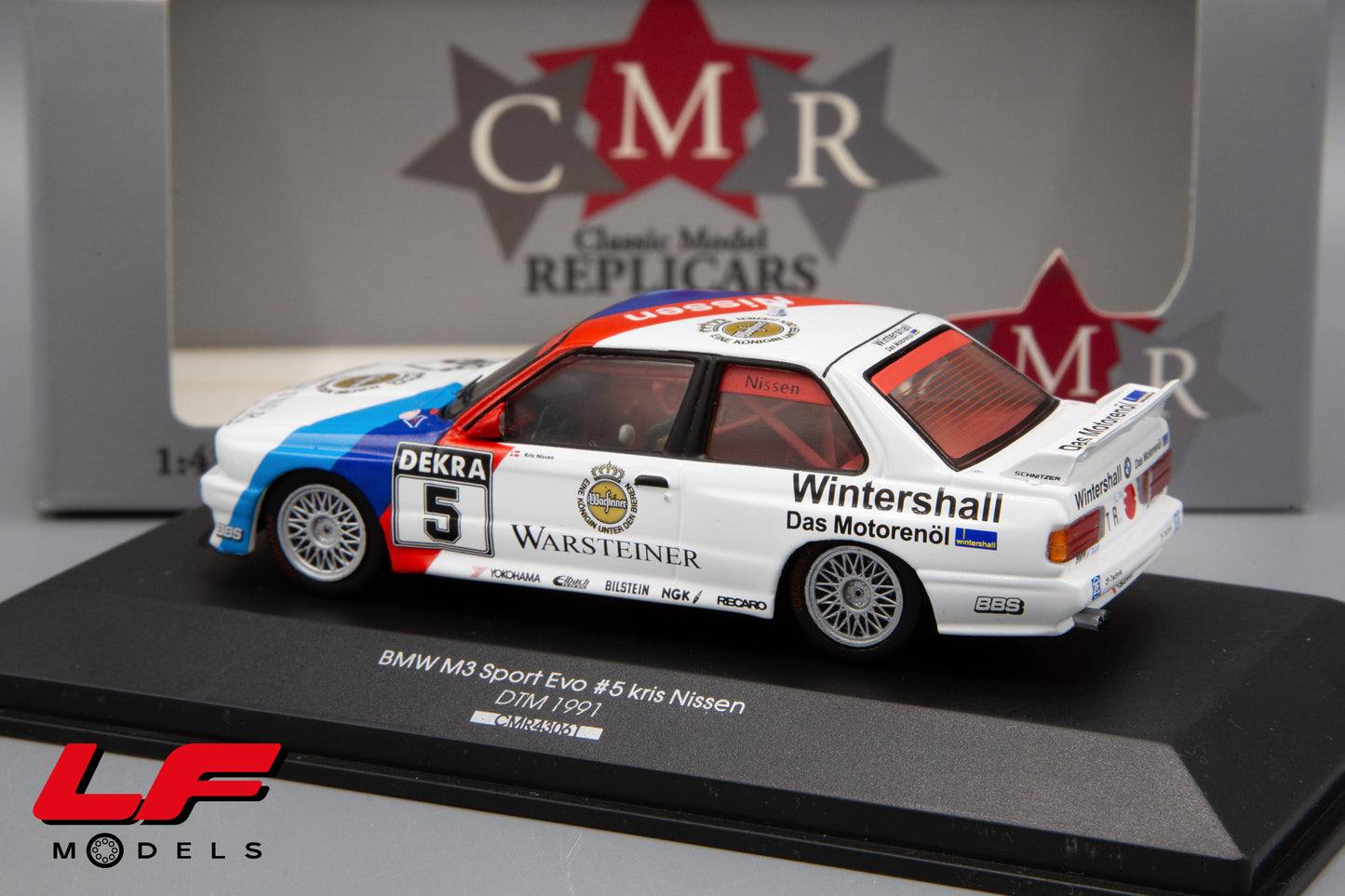modellino bmw m3 sport dtm cmr 1:43
