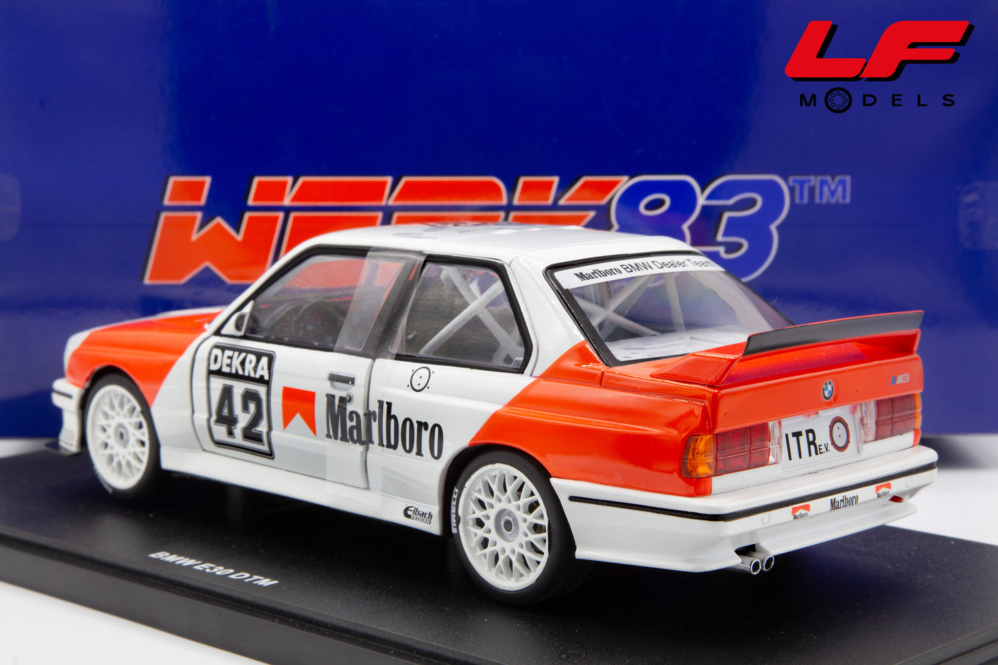 modellino bmw m3 dtm werk83 1:18 posteriore
