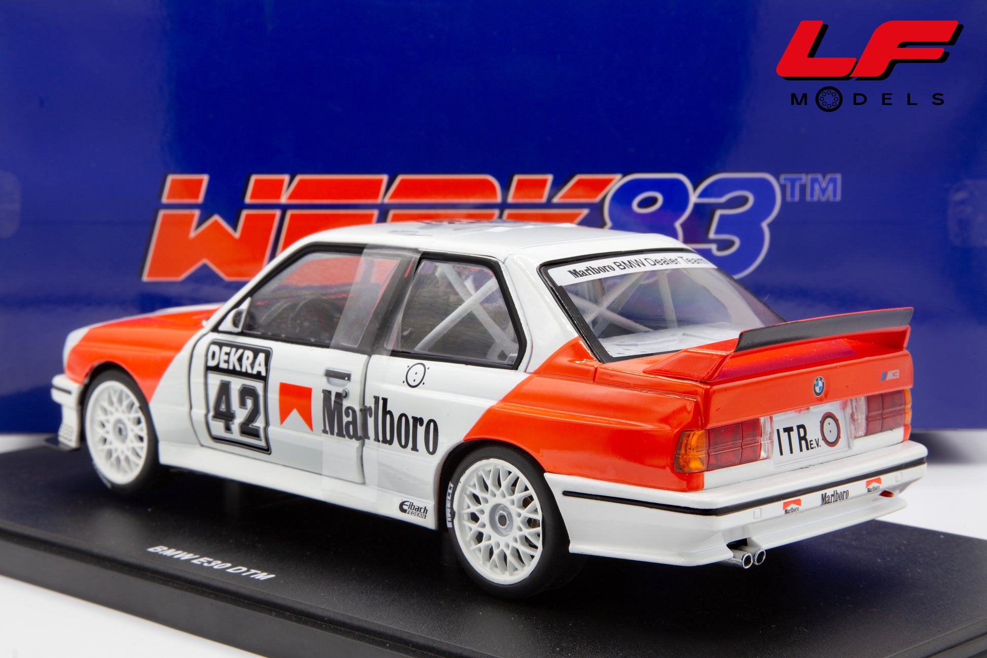 modellino bmw m3 dtm werk83 1:18 posteriore