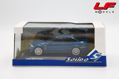 modellino bmw m3 e46 laguna seca blue solido 1:43 4318601 vista scatola