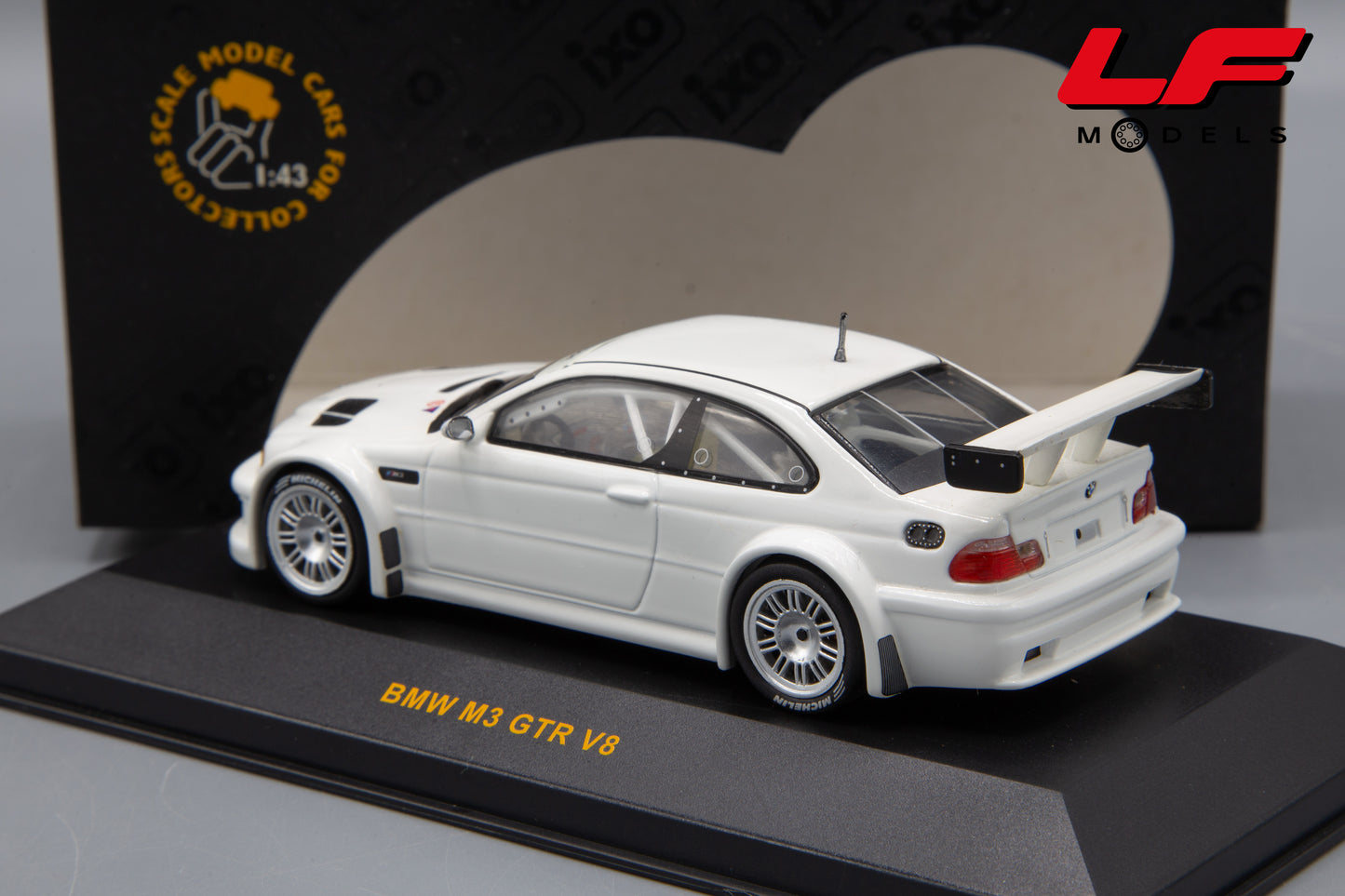 modellino bmw m3 gtr ixo 1:43 posteriore