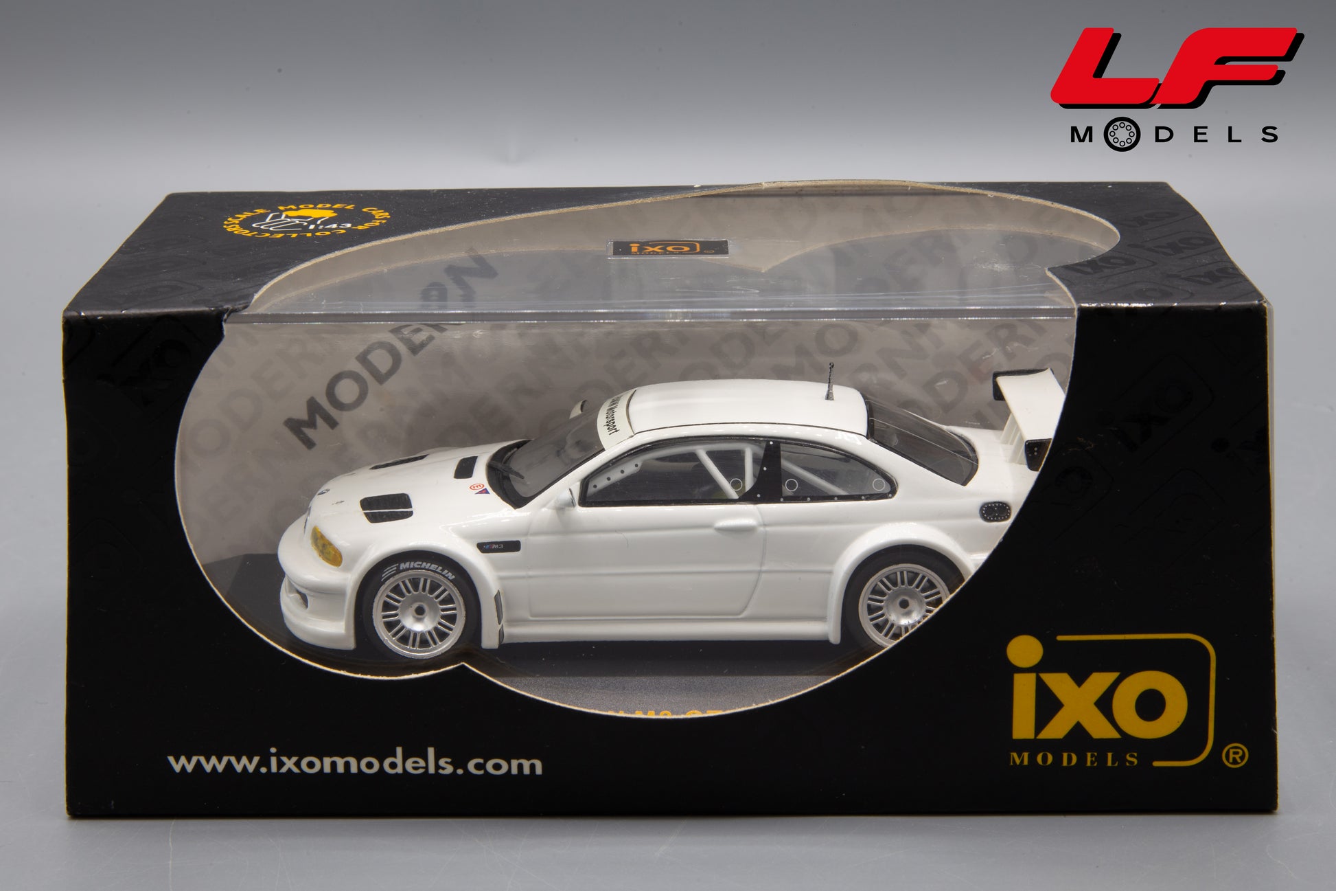 modellino bmw m3 gtr ixo 1:43 scatola