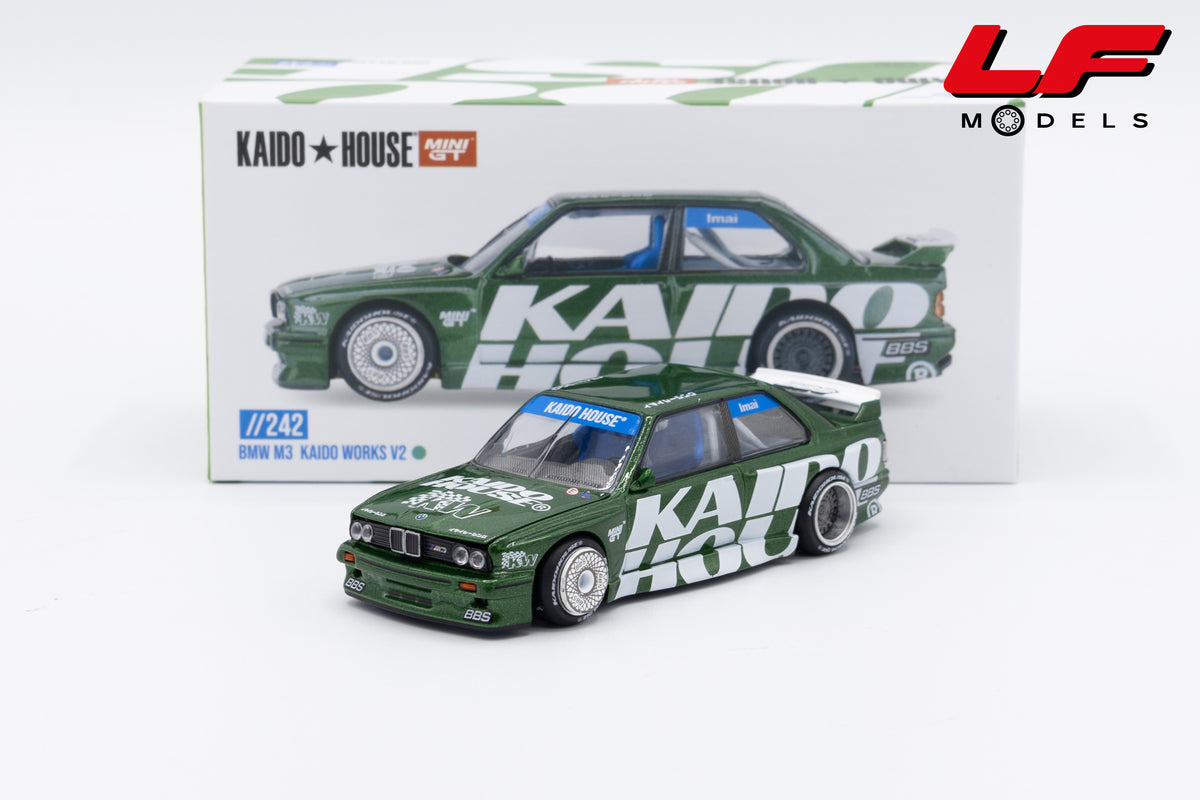 modellino bmw m3 kaido house mini gt 1:64 KHMG242 vista frontale