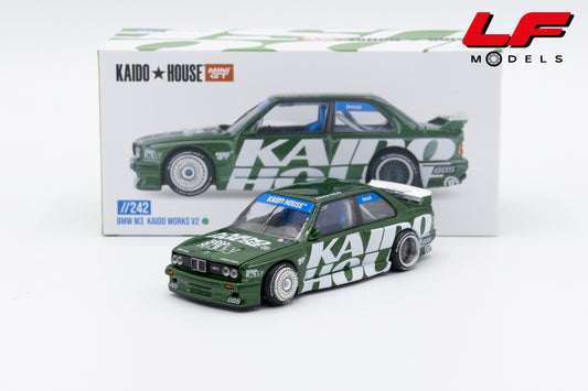 modellino bmw m3 kaido house mini gt 1:64 KHMG242 vista frontale