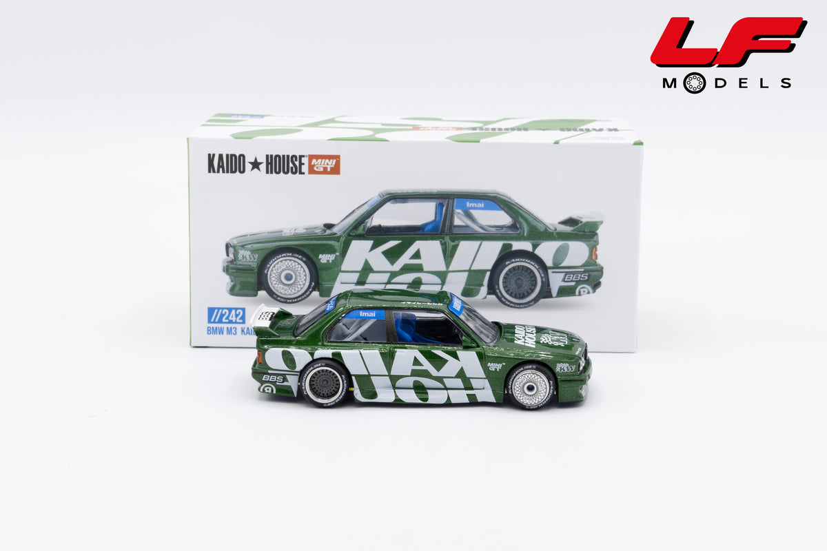 modellino bmw m3 kaido house mini gt 1:64 KHMG242 vista laterale