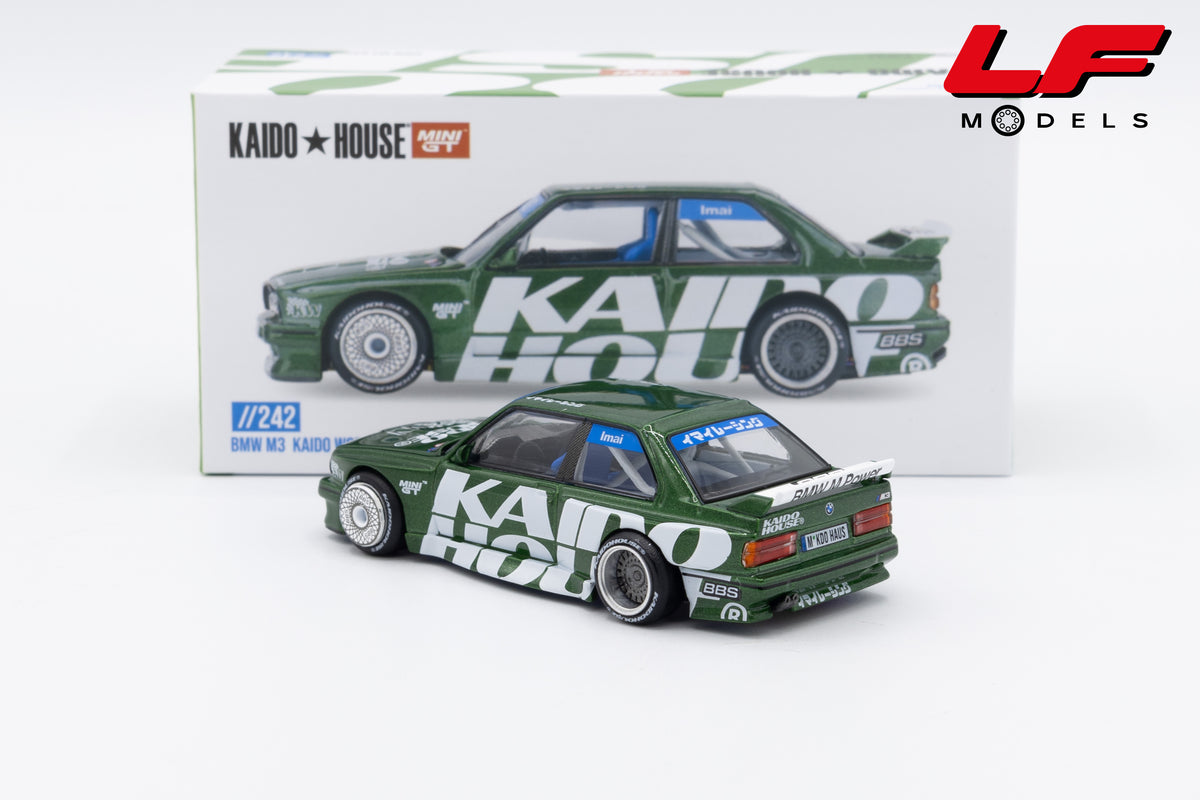 modellino bmw m3 kaido house mini gt 1:64 KHMG242 vista posteriore
