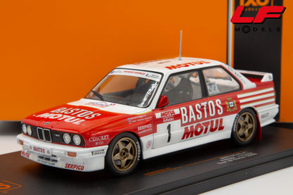 modellino bmw m3 e30 rally ixo models 1:24 frontale