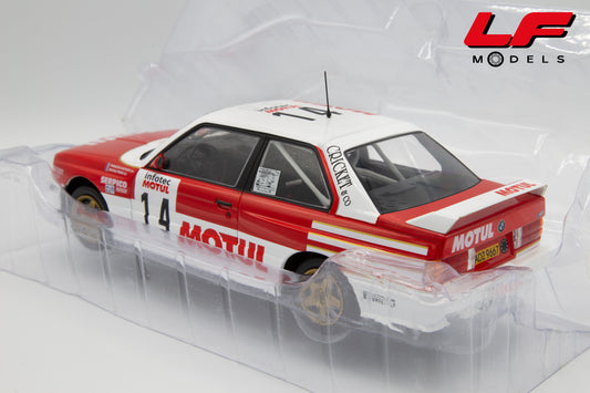 modellino bmw m3 rally tdc edicola 1:18 vista posteriore