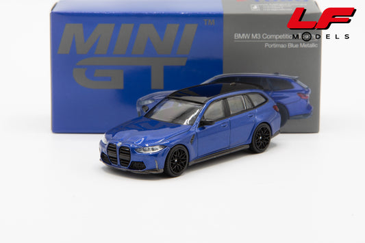 modellino bmw m3 touring sw mini gt 1:64 MGT01090-L vista frontale