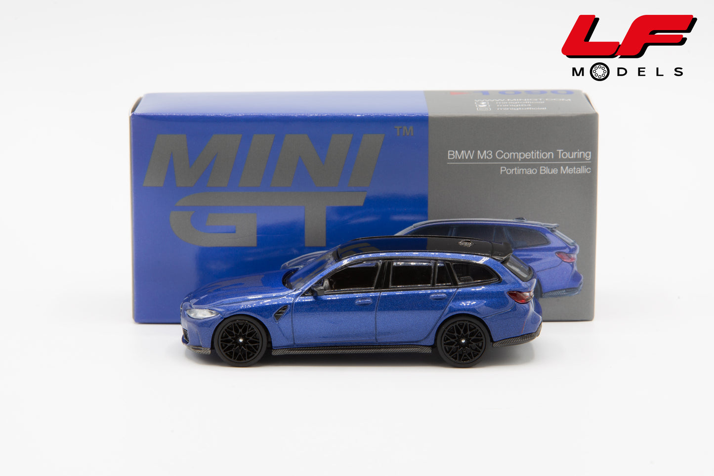 modellino bmw m3 touring sw mini gt 1:64 MGT01090-L vista laterale