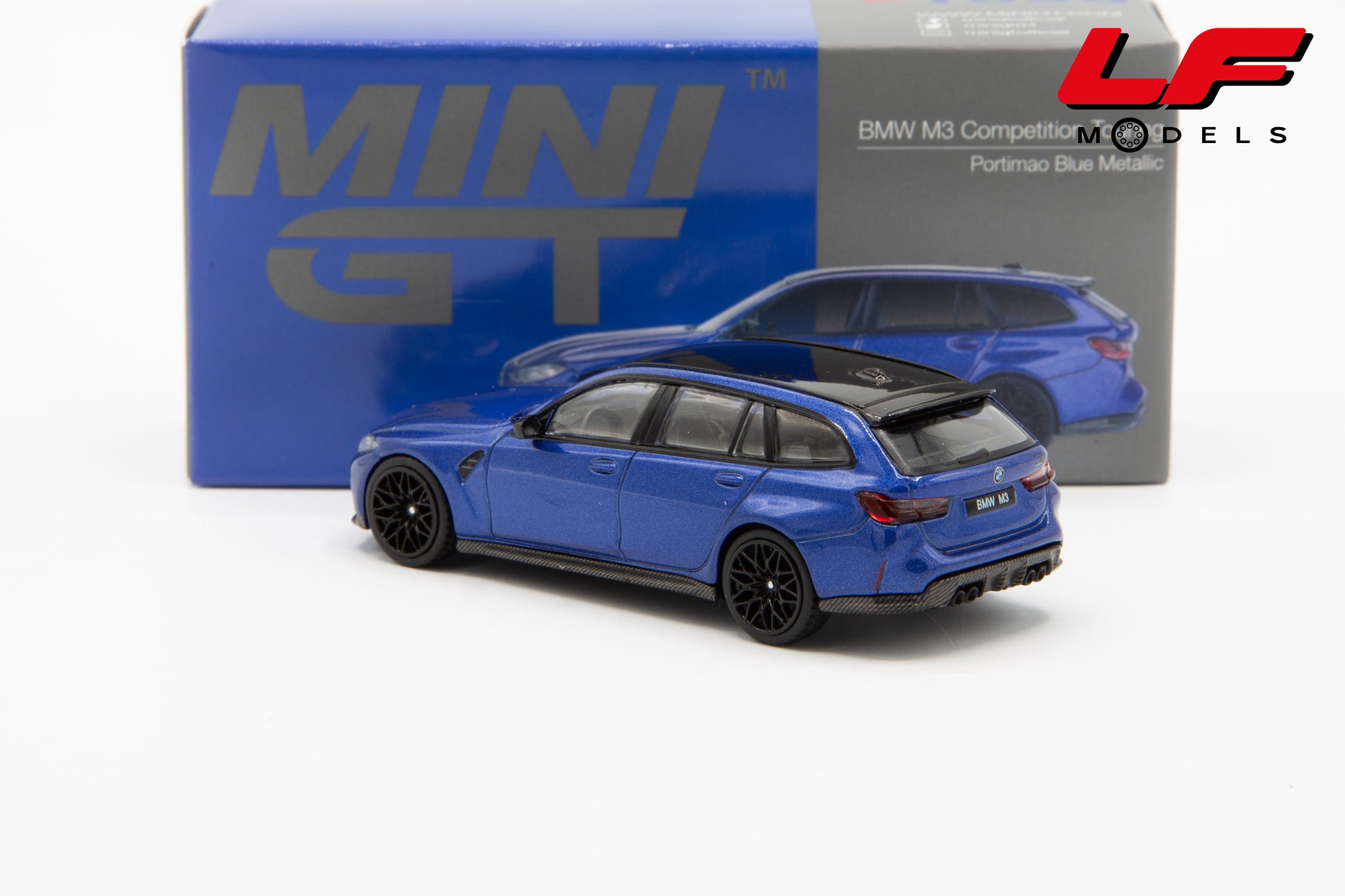 modellino bmw m3 touring sw mini gt 1:64 MGT01090-L vista posteriore