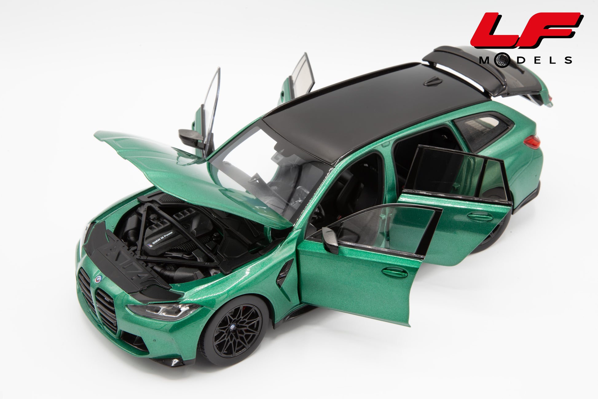 modellino bmw m3 touring sw tsm 1:18 TSM181030 vista frontale