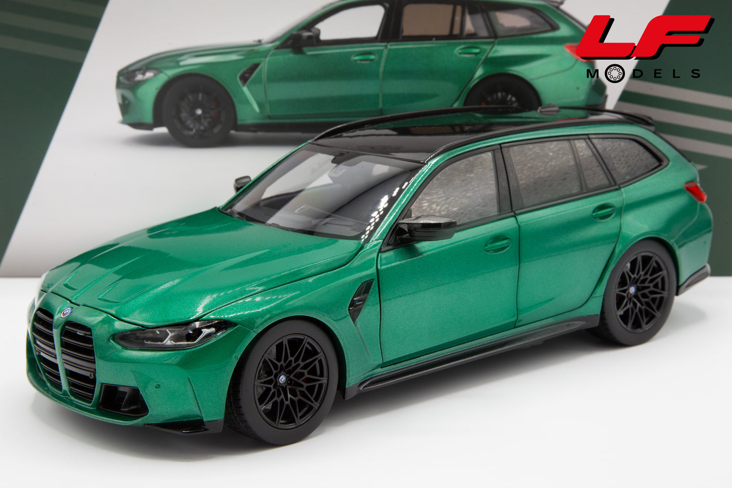 modellino bmw m3 touring sw tsm 1:18 TSM181030 vista frontale