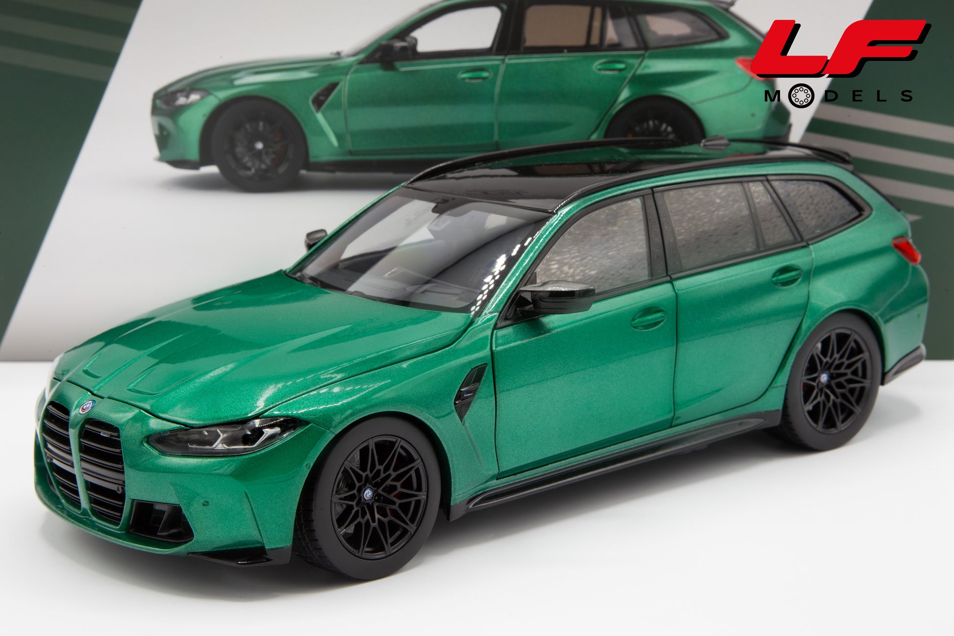 modellino bmw m3 touring sw tsm 1:18 TSM181030 vista frontale