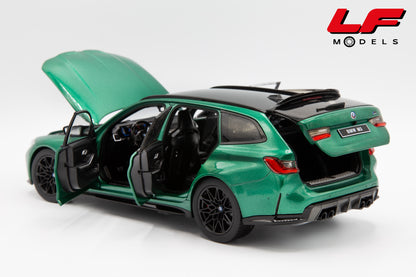 modellino bmw m3 touring sw tsm 1:18 TSM181030 vista posteriore aperto