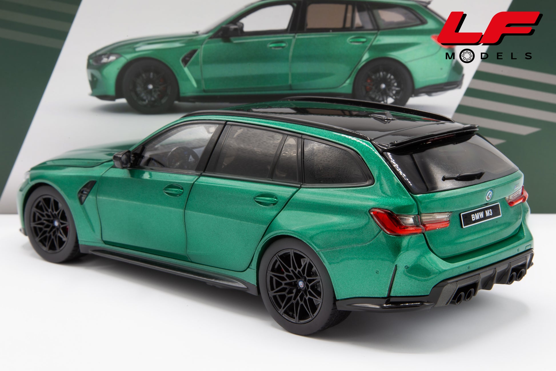 modellino bmw m3 touring sw tsm 1:18 TSM181030 vista posteriore