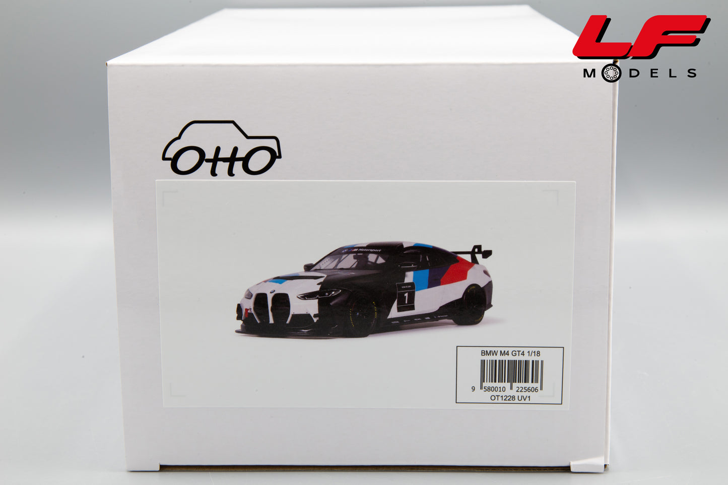 modellino bmw m4 gt4 ottomobile 1:18