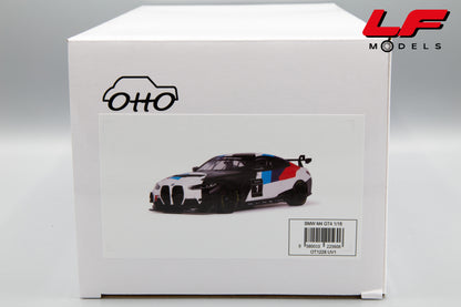 modellino bmw m4 gt4 ottomobile 1:18