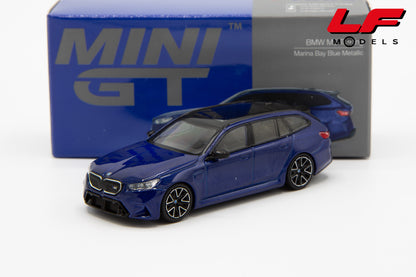 modellino bmw m5 touring sw mini gt 1:64 frontale