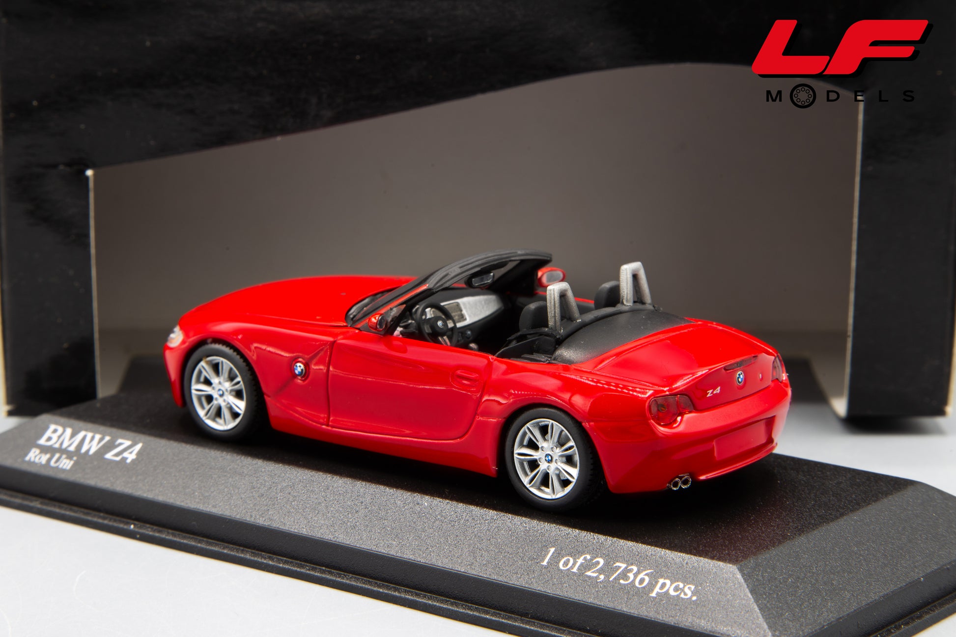modellino bmw z4 minichamps 1:43 posteriore