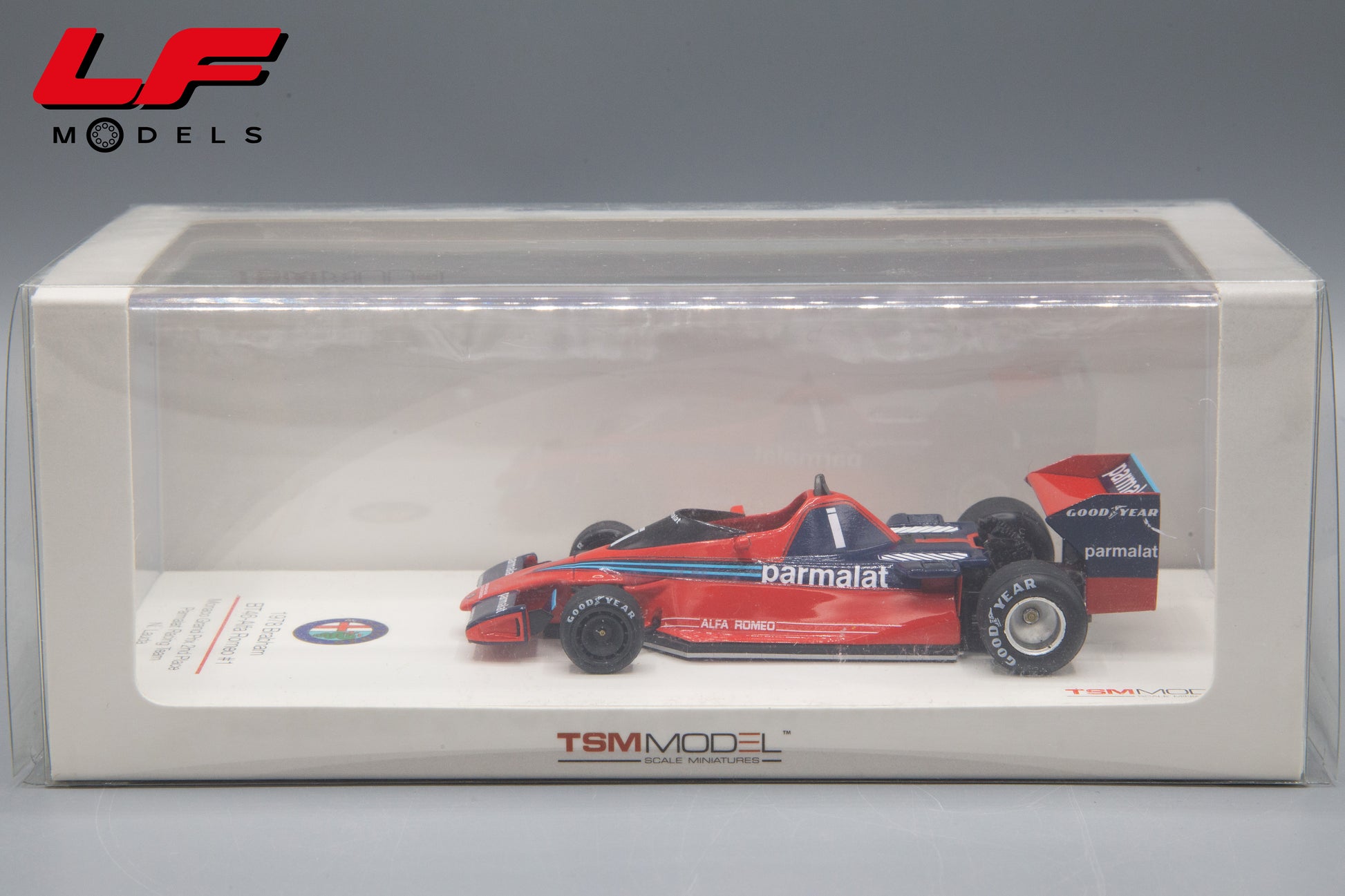 modellino brabham bt46 tsm model 1:43 scatola