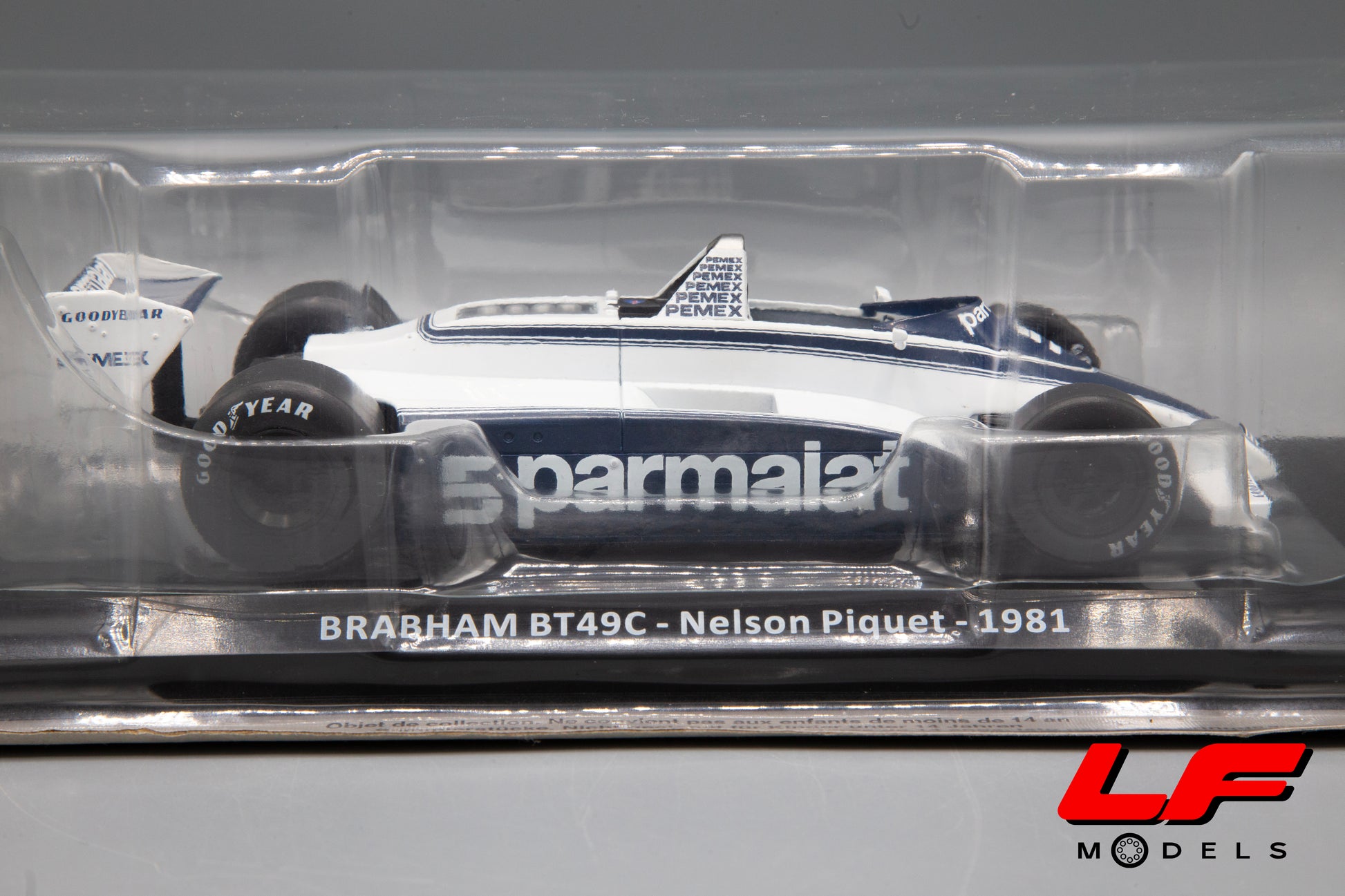 modellino brabham bt49c centauria 1:24 laterale