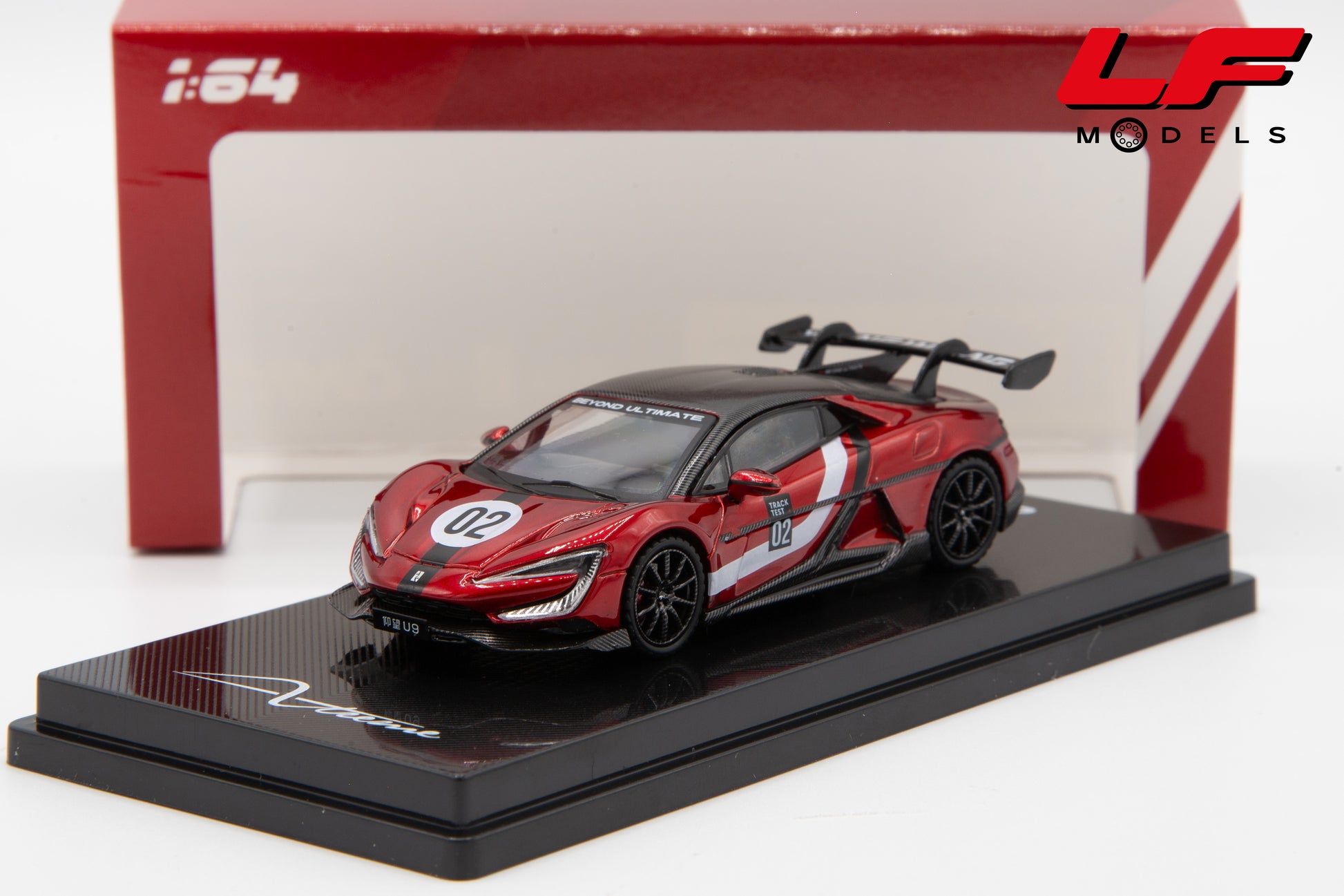 modellino byd yangwang u9 inno64 1:64 IN64-YWU9-NURB vista frontale
